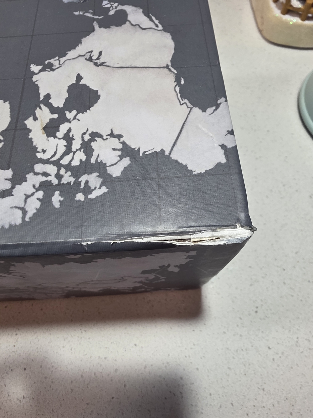 World Map Decorative Storage Box - - Picture 4 of 8
